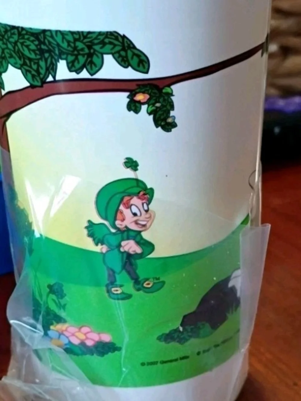 Blue Kids Drink Cup with Straw - Character Design